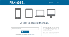 Desktop Screenshot of framote.com