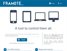Tablet Screenshot of framote.com